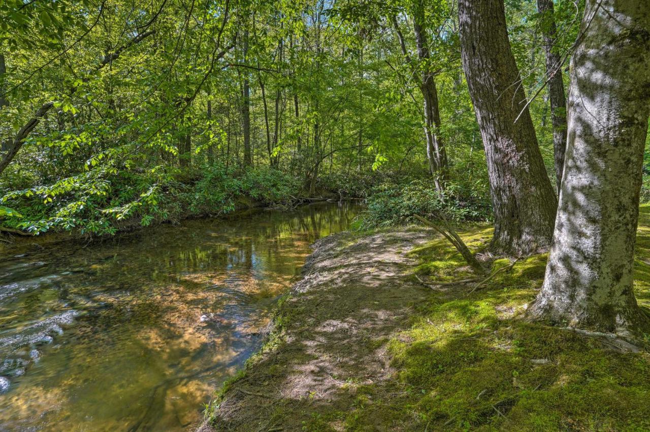 Cozy Tellico Plains Cabin With Large Mountain Creek! Exterior foto